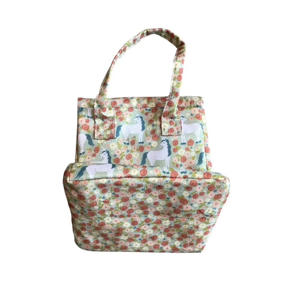 Sugarbooger by Ore' Originals Unicorn Good Lunch Grab & Go Tote Bag NWOT